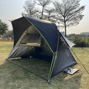 원터치 낚시텐트 2인용 바람막이 캐노피 썬스크린 차양막 그늘