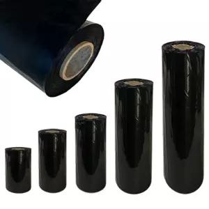 포장롤비닐 0.08T 폭60mm 70mm PE필름 검정 튜브형 포장롤비닐 포장통비닐