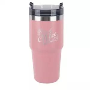 ( )스포츠물병 핑크 보온보냉 사무실 600ml 텀블러 중등 캠핑 스텐빨대포함 초등