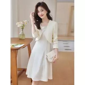 스커트 원피스 화이트 투피스 봄가을 코트 여성코트 정장 패션 OOTD3