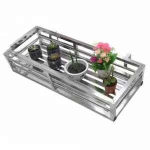 스텐난간화분대 베란다 거치대 수납대 실외기 선반 화분걸이 스테인레스 외부