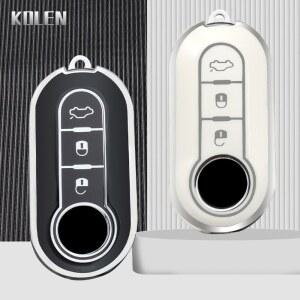 차키케이스 TPU 자동차 원격 케이스 커버 Fob For Fiat 500 Ducato Panda 500L Punto Lancia Musa Citroen Jumper Peugeot Boxer