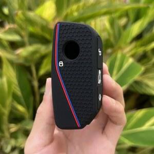 차키케이스 실리콘 자동차 케이스 커버 BMW I7 X7 G07 LCI IX I20 X1 U11 시리즈 G70 G09 XM U06 G81 M3 액세서리 Fob 보호