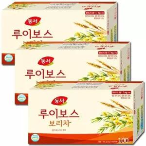 동서식품 티백 보리차 루이보스 티백차 대용량 100T 3개