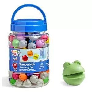 수세기 모형 귀여운 개구리 색분류 교구 자기주도학습