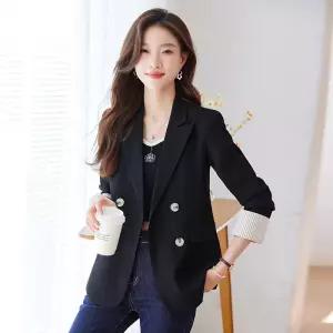 여성자켓 봄가을 모던 캐주얼 정장 코트 고급스러운 오피스룩 상의 심쿵직구