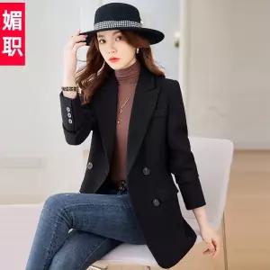 여성자켓 봄가을 오피스 캐주얼 정장 칼라 코트 우아한 통근룩 양복 상의 심쿵해외구매