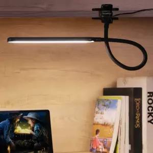 플리커프리 LED 집게 스탠드(블랙)