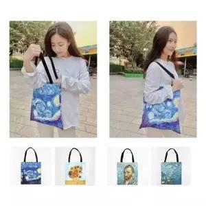 명화 그림 에코백 여성 가방 숄더백 크로스백 캔버스백 소품 토트백 여행 바구니 파우치