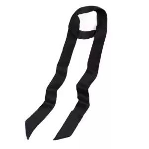 s266 솔리드 스카프 롱타이 롱스카프 블랙 4005A 멋진타이 롱넥타이 롱스카프 롱리본