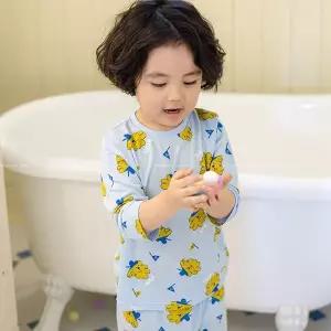 [하프클럽/] PL SS43-14 아동내복 모달 7부 유아 아동 봄 실내복 잠옷 상하