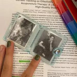 [에이치플러스몰]스티커북 샤이니블루 띠부띠부씰 미니앨범