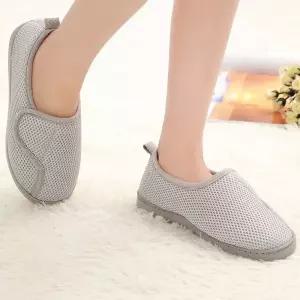 노인 찍찍이 실내화 어른신 실리퍼 발편한 신발 사무실슬리퍼 실내 시무실 화 거실 층간소음 용슬리퍼