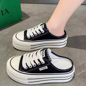 [엄지척]스니커즈 273UDI22 데일리 뮬 스트릿룩 여성 플랫폼 통굽 겨울