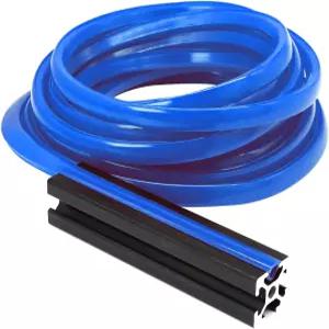 BLCCLOY 6미터 1010 2020 알루미늄 압출 T 슬롯 커버 씰 더스트 스트립 브래킷 삽입 채널 필러 6mm 80 20