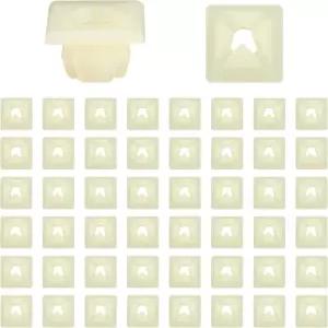 50PCS 자동차 번호판 나사 키트 나일론 고정 장치 장착 쉐보레 GMC 닷지 지프 포드 크라이슬러 캐딜락