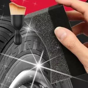 차량 타이어 광택 코팅 걸레 먼지 브러쉬 세트