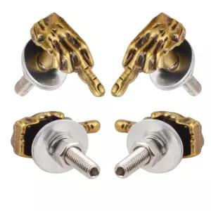 아렌벨 오토바이 번호판 프레임 패스너 재미있는 볼트 태그 나사 키트 장착 트럭 SUV 구리