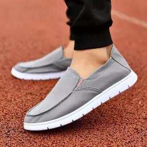가벼운 남성 베이직 유니크한 데일리 슬립온 스니커즈 유니크운동화 베이직슬립온