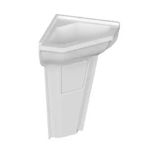 캠핑카 세면대 코너 카라반 수전제외 욕실 차량용 모서리