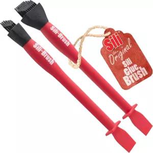 실리 논스틱 실리콘 브러시 우드 어플리케이터 세트 1/2 키트 목공용 이지 클린 예술 취미 스프레더