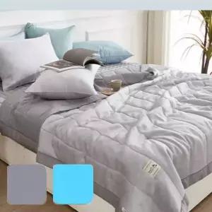TBZ 모나 인견 누빔 냉감 이불패드세트SS 그레이 단품