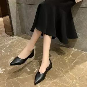 여성 봄 가을 뾰족코 뮬 블로퍼 여자구두 가죽 3컬러 여성블로퍼 여성뮬로퍼 뮬