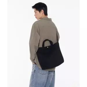 무신사 스탠다드 캔버스 투웨이 토트 백 블랙 MEEBC0Z32-BK 483112