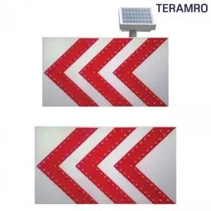 차선 안내용 점멸 LED 표시등 1200x600 안전 통제 표시판