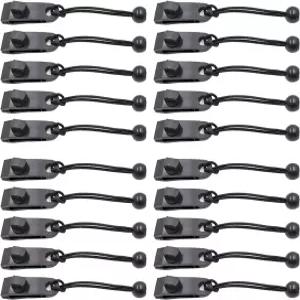 Qurbuns 10 PCS 잠금 그립 방수 클립 튼튼한 상어 이빨 디자인 텐트 고정 클램프 차양용 범용 야외 캠핑