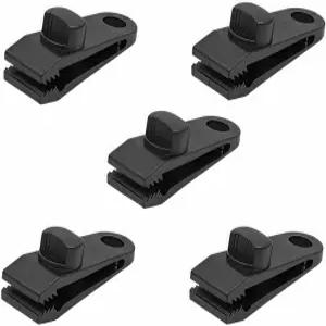 캠핑용 방풍 텐트 클립 미끄럼 방지 톱니가 있는 튼튼한 방수 야외 캐노피 레인플라이 캠핑 장비