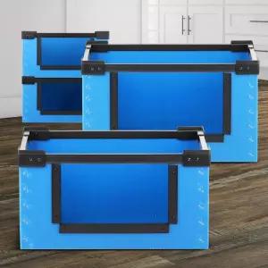 창고정리 내용물 확인용 오픈형 물류창고 정리박스 이삿짐 이사짐