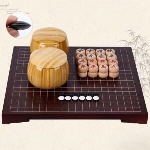 바둑판 비자나무 기원용 정통 대나무 장기 일반 세트 장기알 좌식 흑단 남죽캔 모조