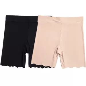 3XL 4XL 빅사이즈 2IN1 사각 네모 여성팬티 속바지겸용 3컬러