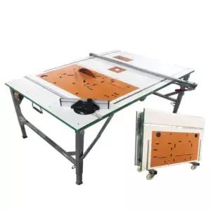 테이블쏘조기 목공테이블쏘 톱다이 원형톱 다기능 작업대 슬라이딩 테이블 작업 목공 휴대용