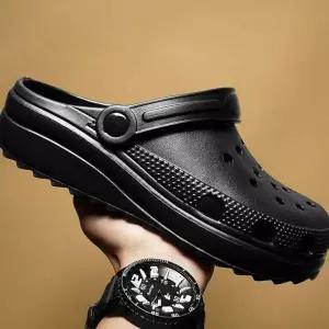 남성용 여름 바닷가 뮬 샌들 여행용 실내 슬리퍼 여성 거실화