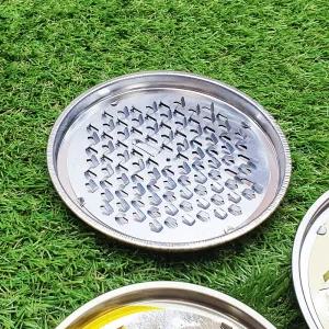 모기향 거치대 스테인리스 원형 캠핑용 야외용 연소기 받침대 트레이