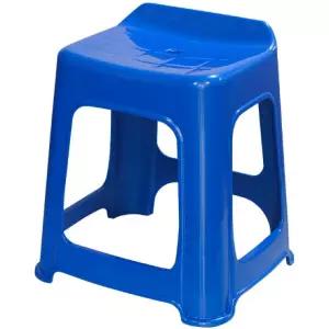 국산 엘리스 사각 의자 등받이 파랑 간이 보조 플라스틱 야외 행사 파라솔 편의점 학교 포차