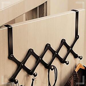 [2개구성] 퀸하우스자바라5구도어후크블랙 문걸이행거 도어행거 도어훅 도어후크옷걸이 방문행거 NWCB754E