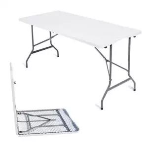 접이식 테이블 브로몰딩 1800 야외 행사용 플라스틱 탁자 폴딩 캠핑용