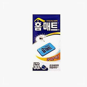 [2개구성] 홈매트 용 리필30매 학교 교실 학원 관공서 약 액체 전자향 리퀴드 훈증기 모기 NWA1DC2F