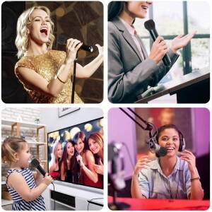 일회용 호환 마이크 커버 윈드 스크린 가라오케 용 호환 핸드 헬드 보호 캡 100개