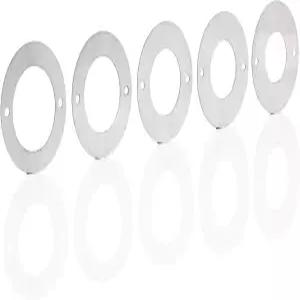 화이트호스 새집 포식자 가드 - 스테인리스 스틸 링 5개 세트 5가지 다른 구멍 크기 다양한 새 종 제외