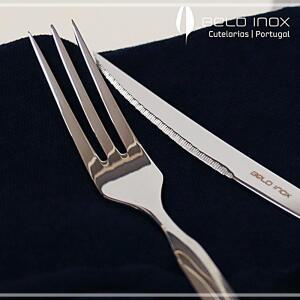 [2개구성] 포르투갈 플래티늄 포크 스테이크 스푼 커트러리세트 사은품벨로아이녹스 FHWBDB173