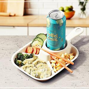 [2개구성] 주아카시아리빙 가정용 식기 아기 어린이 유치원 통 급 도시락 식판 유아 그릇 집 LWBBAB6A