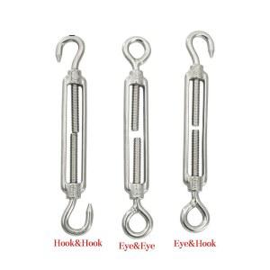 스테인레스 스틸 304 조정 체인 리깅 아이 OC OO CC 타입 턴버클 와이어 로프 장력 장치