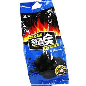 [2개구성] 원콜 숯 일반형2kg 바베큐 구이용 캠핑용 직화 고기 IOW79C3E2