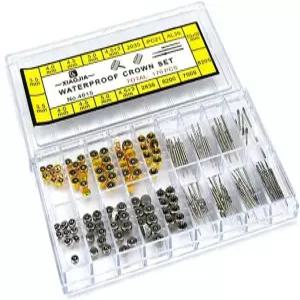 오토월드 시계 제조업체 크라운 스템 스테인리스 스틸 스프링 세트 수리 도구