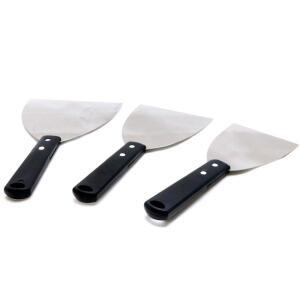 [2개구성] 칼 스크래퍼 철판도구 삼각 반달 푸드트럭도구 대 스패츌러 HW0C4D5C