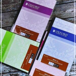 [2개구성] 일본식 잘펴지는노트 A4 80매 1권 문구반점 제본 대학 공책 선 패드 브랜빌 옥스포드 KWBCAC05